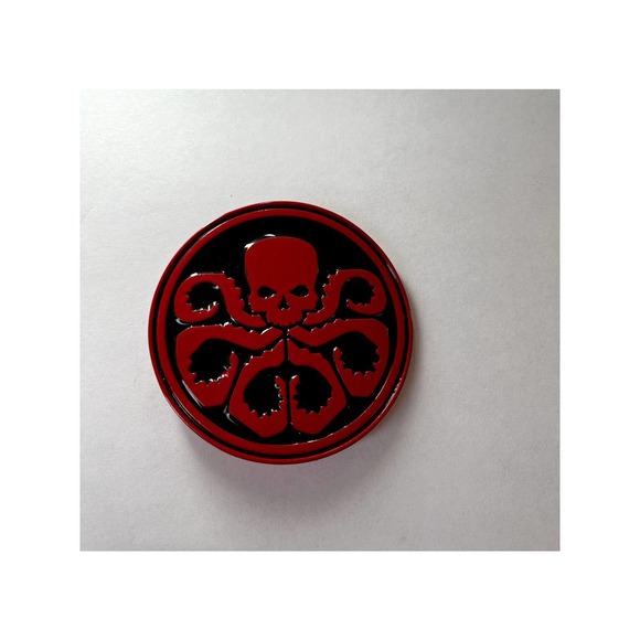 Red Skull Belt Buckle Hydra Captain America Marvel Universe Unisex - Picture 1 of 10